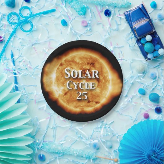 Sonnenzyklus 25 Active Sun Pappteller (Party)
