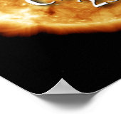 Sonnenzyklus 25 Active Sun Poster (Ecke)
