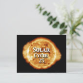 Sonnenzyklus 25 Active Sun Postkarte (Stehend Vorderseite)