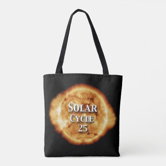 Sonnenzyklus 25 Active Sun Tasche (Rückseite)