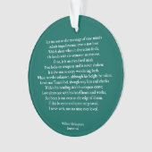 Sonnet 116 Lass mir nicht zur Verheiratung wahren  Ornament (Vorderseite)