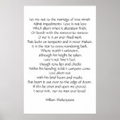 Sonnet 116 poster (Vorne)