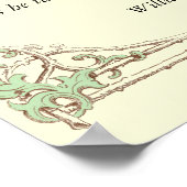 Sonnet # 15 von William Shakespeare Poster (Ecke)