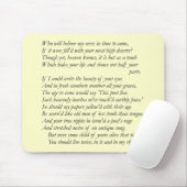 Sonnet # 17 von William Shakespeare Mousepad (Mit Mouse)