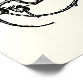 Sonnet # 17 von William Shakespeare Poster (Ecke)