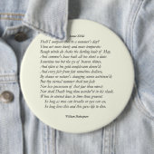 Sonnet # 18 von William Shakespeare Button (Beispiel)