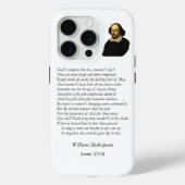 Sonnet # 18 von William Shakespeare Case-Mate iPhone Hülle (Rückseite)
