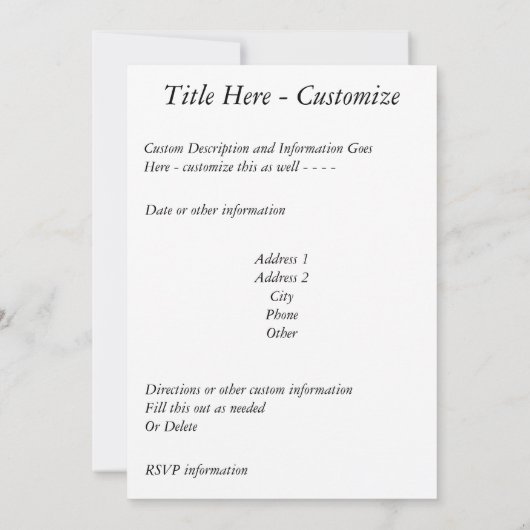 Sonnet # 18 von William Shakespeare Einladung (Rückseite)