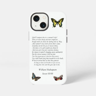 Sonnet # 18 von William Shakespeare iPhone 13 Mini Hülle