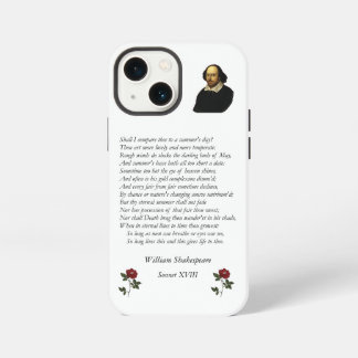 Sonnet # 18 von William Shakespeare iPhone 13 Mini Hülle