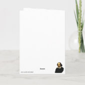 Sonnet # 18 von William Shakespeare Karte (Rückseite)