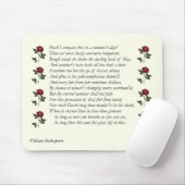 Sonnet # 18 von William Shakespeare Mousepad (Mit Mouse)