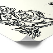 Sonnet # 18 von William Shakespeare Poster (Ecke)