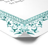 Sonnet # 18 von William Shakespeare Poster (Ecke)