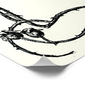 Sonnet # 18 von William Shakespeare Poster (Ecke)