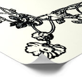 Sonnet # 18 von William Shakespeare Poster (Ecke)