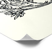 Sonnet # 18 von William Shakespeare Poster (Ecke)