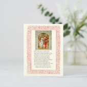 Sonnet # 18 von William Shakespeare Postkarte (Stehend Vorderseite)
