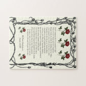 Sonnet # 18 von William Shakespeare Puzzle (Horizontal)