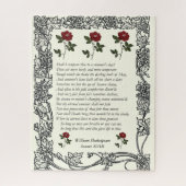 Sonnet # 18 von William Shakespeare Puzzle (Vertikal)
