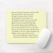 Sonnet # 24 von William Shakespeare Mousepad (Mit Mouse)
