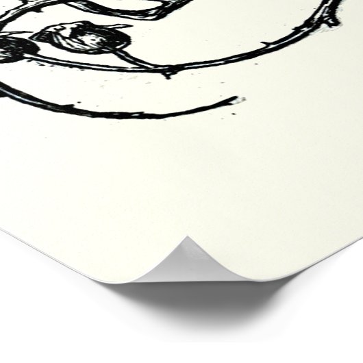 Sonnet # 27 von William Shakespeare Poster (Ecke)