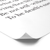 Sonnet 6 von William Shakespeare Poster (Ecke)