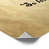 Sonnet Nr. 18 von William Shakespeare Poster (Ecke)