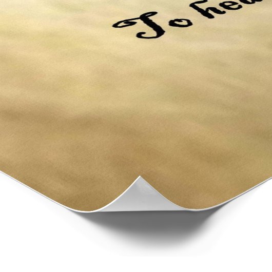 Sonnet Nr. 23 von William Shakespeare Poster (Ecke)