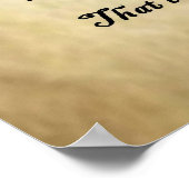 Sonnet Nr. 29 von William Shakespeare Poster (Ecke)