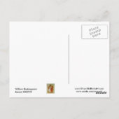 Sonnet Number 138 by William Shakespeare Postkarte (Rückseite)