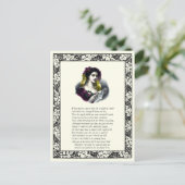 Sonnet Number 138 by William Shakespeare Postkarte (Stehend Vorderseite)