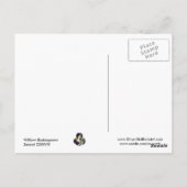 Sonnet Number 138 by William Shakespeare Postkarte (Rückseite)