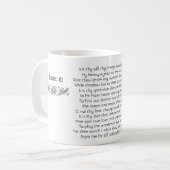 Sonnet Shakespeare 61 | Zwei-Tone-Tasse Kaffeetasse (Vorderseite Links)