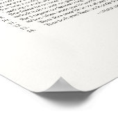 Sonnet-Signaturen: Sonnet 83 Poster (Ecke)