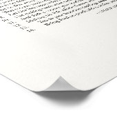 Sonnet-Signaturen: Sonnet 84 Poster (Ecke)