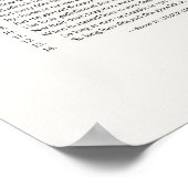 Sonnetsignaturen: Alle Sonnets Poster (Ecke)
