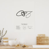 Sonnetsignaturen: Sonnet 116 Poster (Küche)