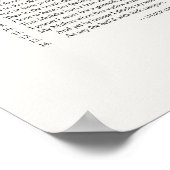 Sonnetsignaturen: Sonnet 130 Poster (Ecke)