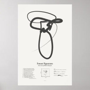 Sonnetsignaturen: Sonnet 142 Poster