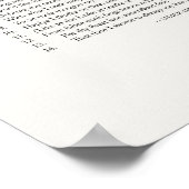 Sonnetsignaturen: Sonnet 29 Poster (Ecke)