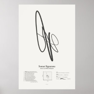 Sonnetsignaturen: Sonnet 2 Poster