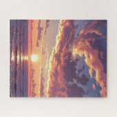 Sonneuntergangs-Puzzle Puzzle (Horizontal)