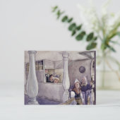 Sonngeborene Kirche während der Anbetung. Postkarte (Stehend Vorderseite)