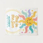 Sonnig Geburtstags-Tapete Wandteppich (Vorderseite (Horizontal))