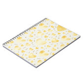 Sonnig gelbe Aquarell-Herzen Notizblock (Linke Seite)