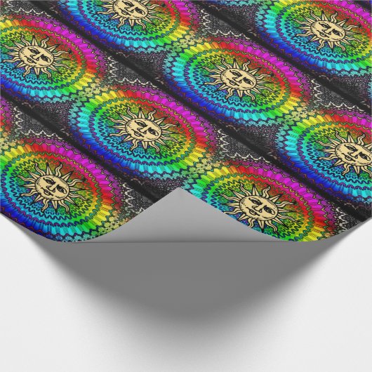 sonnig geschenkpapier (Ecke)