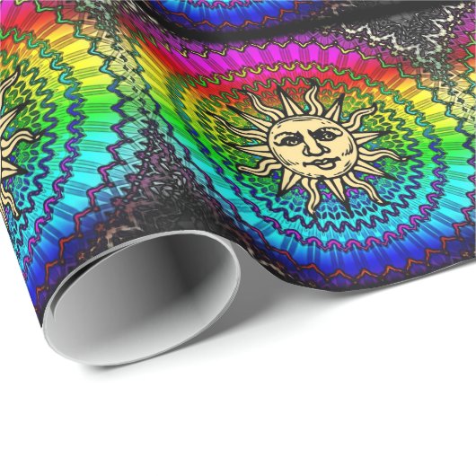 sonnig geschenkpapier (Rolleneckpunkt)