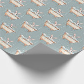 Sonnig in der Blase Bath Geschenkpapier (Ecke)