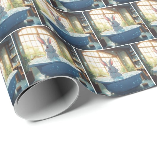 Sonnig in der Blase Bath Geschenkpapier (Rolleneckpunkt)